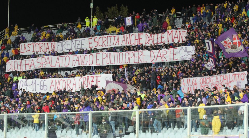 striscione Fiorentina