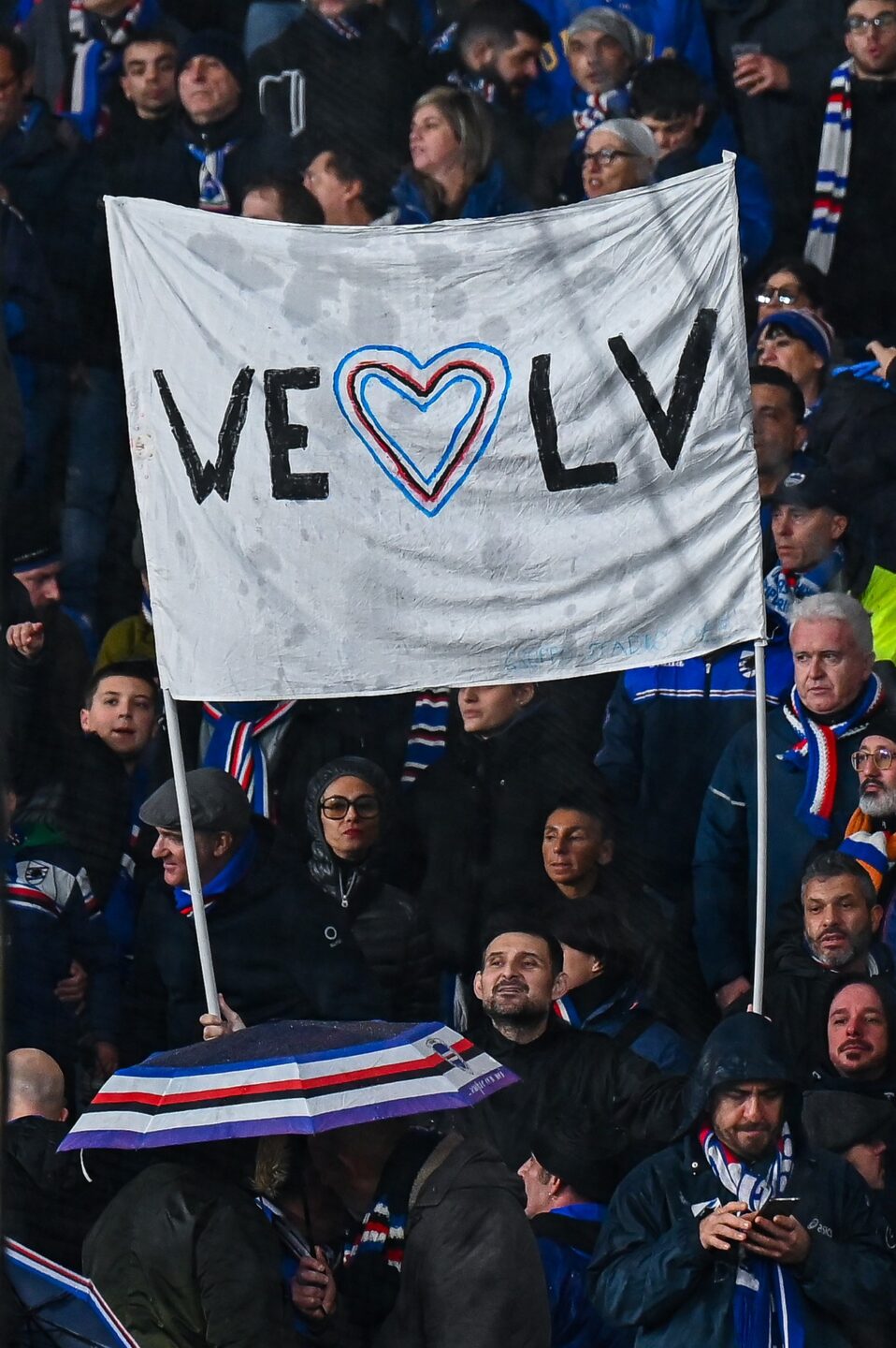 "We love L.V."