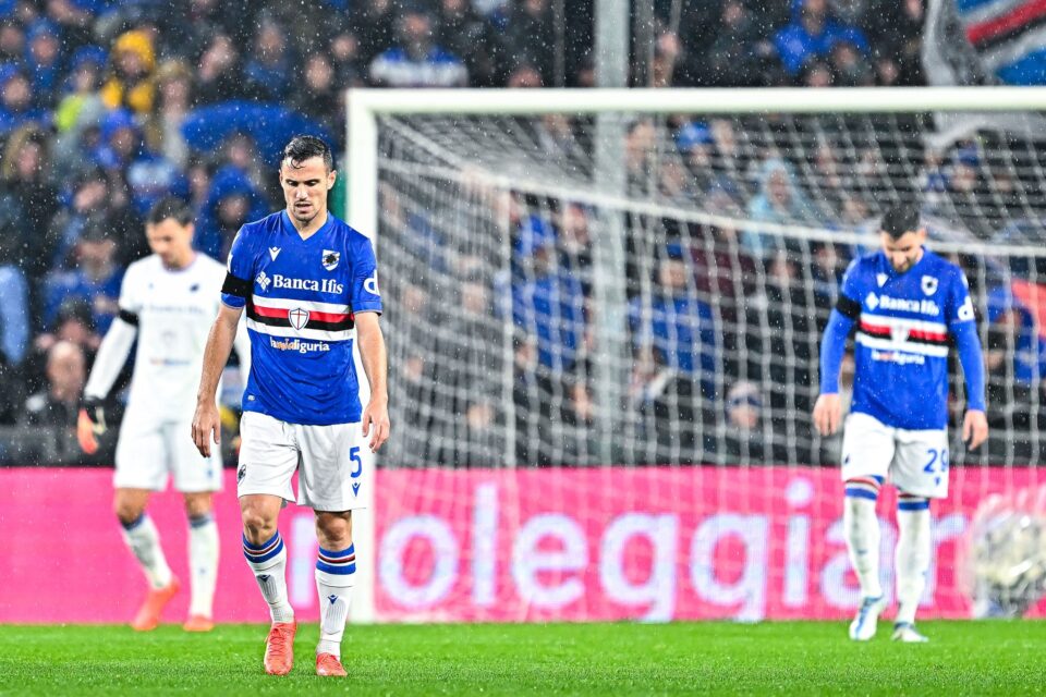 La delusione di Audero, Verre e Murru dopo il gol dello 0-1