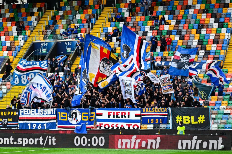 I tifosi doriani presenti in Friuli